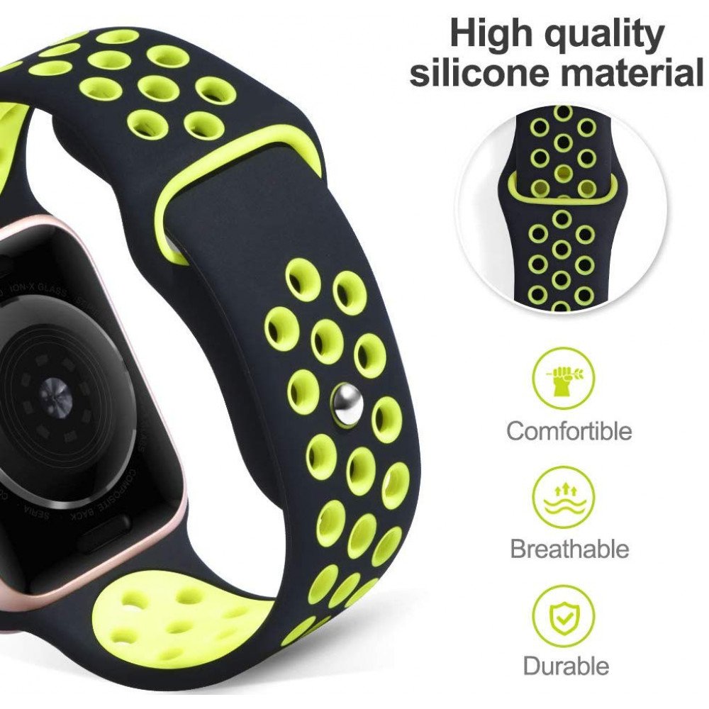 Wholesale Breathable Sport Strap Wristband Replacement for Apple Watch Series Ultra 9 8 7 6 5